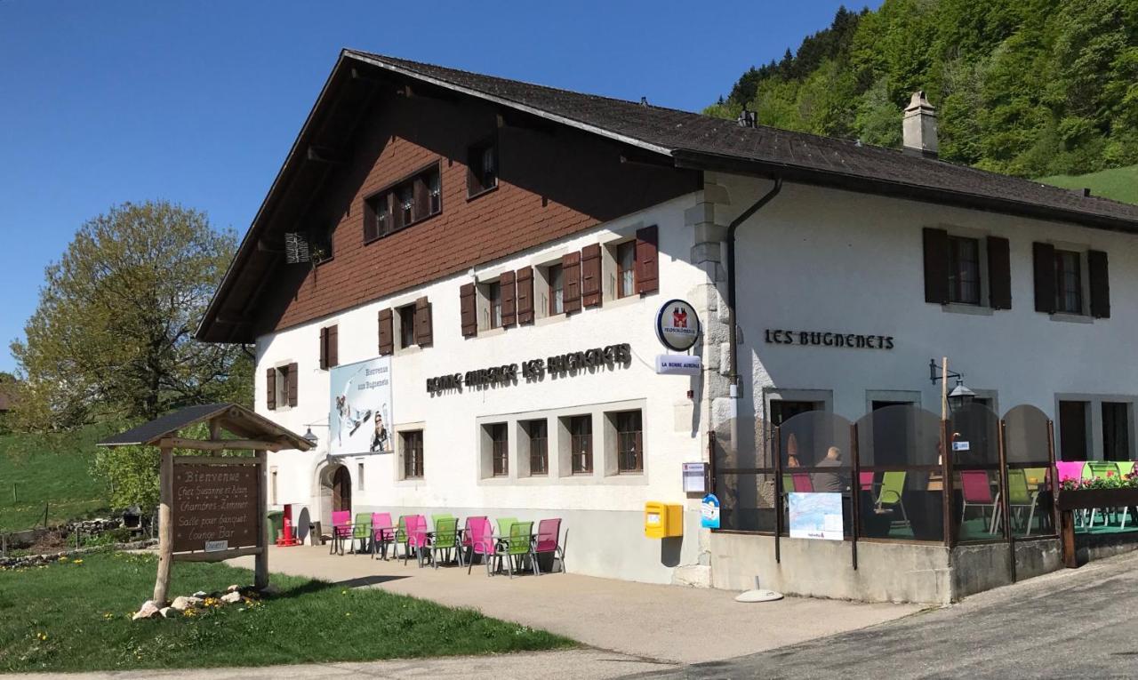 Bonne Auberge Les Bugnenets Le Paquier  Exterior foto